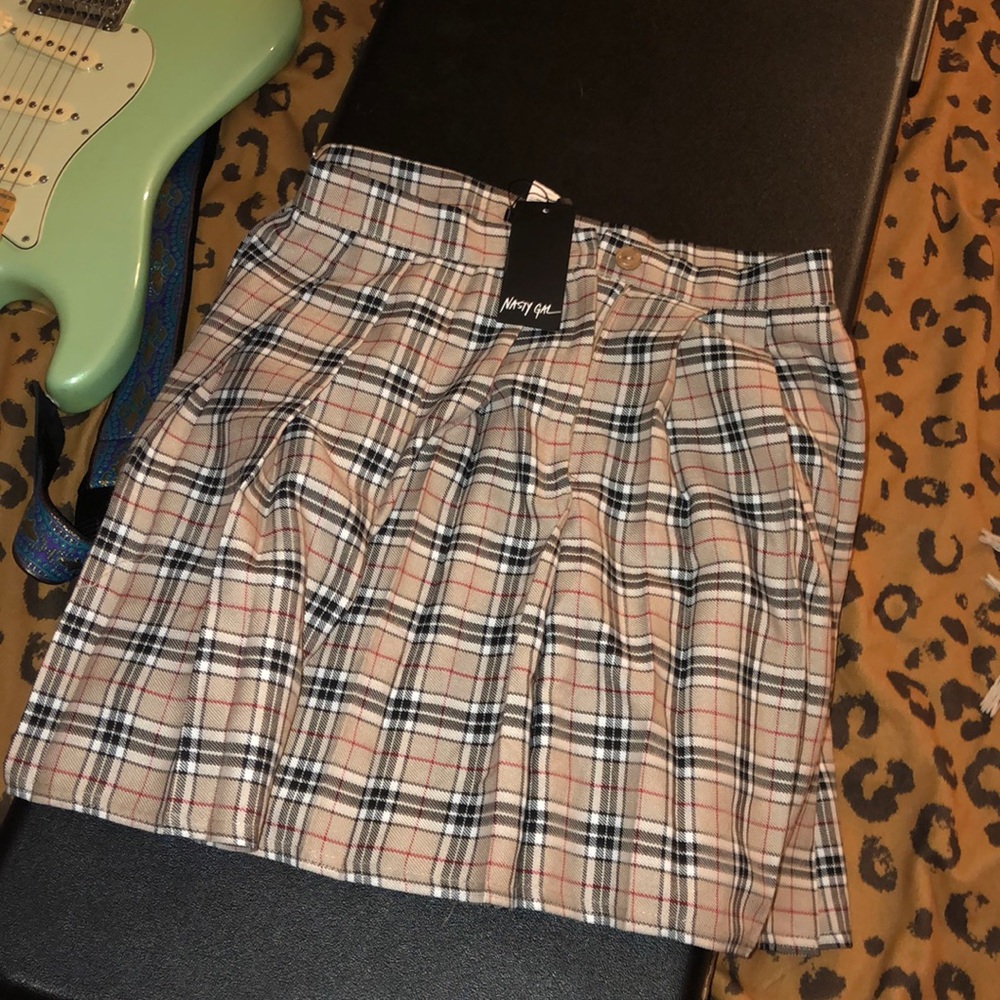 NastyGal pleated skirt NWT
